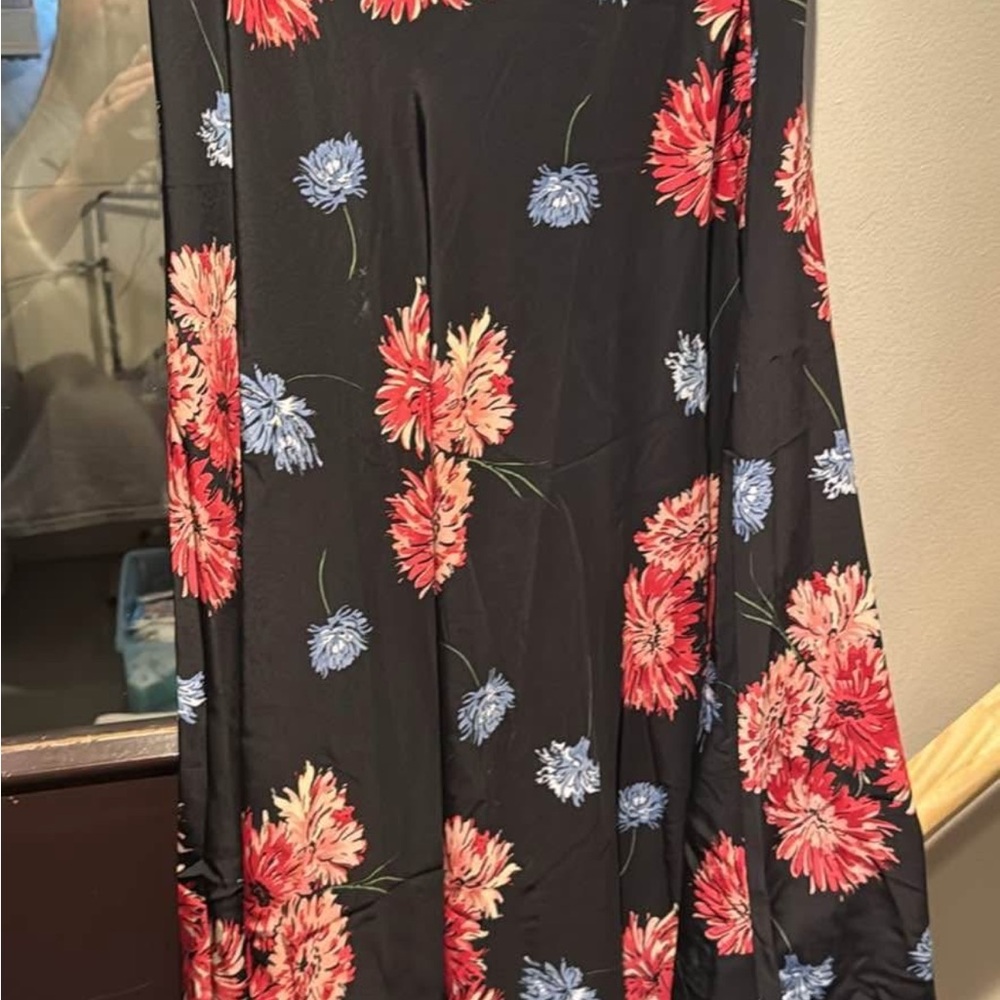 Jones New York Black Floral Maxi Dress